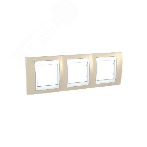 Unica Хамелеон Песчаный/Белый Рамка 3-ая горизонтальная | MGU6.006.867 | Schneider Electric - фото 8