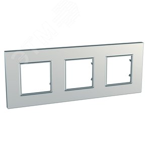 Unica Quadro Серебро Рамка 3-ая | MGU6.706.55 | Schneider Electric - фото 3