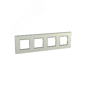 Unica-Quadro рамка х 4 титан - фото 7
