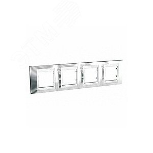 РАМКА 4 ПОСТА СЕРЕБ БЕЛ ВСТАВКА - фото 7