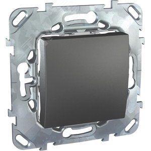 Unica TOP Графит Выключатель 1-клавишный (сх.1) | MGU5.201.12ZD | Schneider Electric - фото 4