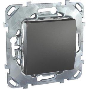 UNICA Выкл-ль кнопочн.в рам.   (антрац) - фото 5