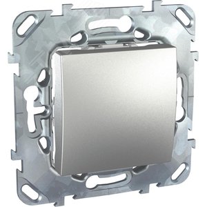 Unica TOP Алюминий Выключатель 1-клавишный кнопочный | MGU5.206.30ZD | Schneider Electric - фото 5