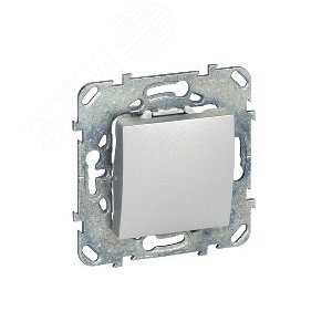 Unica TOP Алюминий Выключатель 1-клавишный кнопочный | MGU5.206.30ZD | Schneider Electric - фото 7
