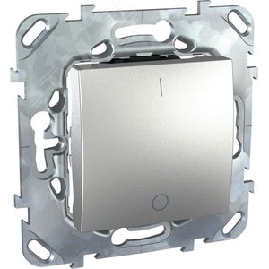 Unica TOP Алюминий Выключатель 1-клавишный 2P 16A | MGU5.262.30ZD | Schneider Electric - фото 5