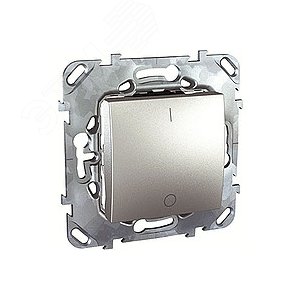 Unica TOP Алюминий Выключатель 1-клавишный 2P 16A | MGU5.262.30ZD | Schneider Electric - фото 8
