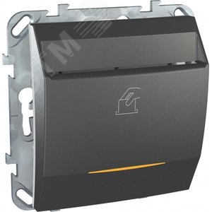 Unica TOP Графит Выключатель карточный | MGU5.283.12ZD | Schneider Electric - фото 2