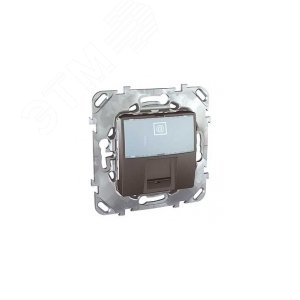 UNICAtop Розетка комп. 1xRJ45 в рамку ( черн) - фото 4