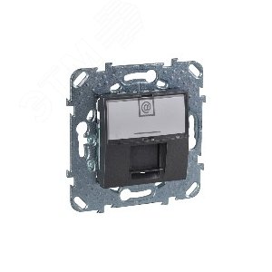 UNICAtop Розетка комп. 1xRJ45 в рамку ( черн) - фото 5