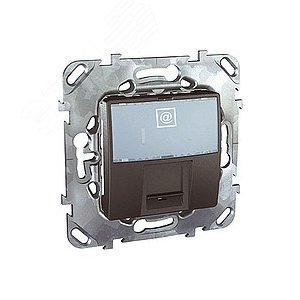 Розетка компьютерная 1хRJ45 категория 6 - фото 7