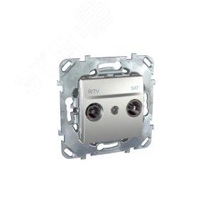 Unica TOP Алюминий Розетка TV-SAT | MGU5.454.30ZD | Schneider Electric - фото 6