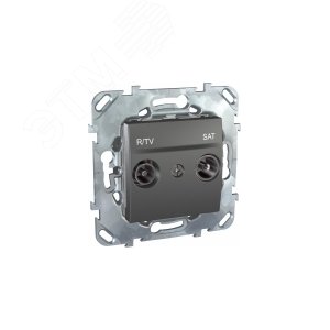 Unica TOP Графит Розетка TV-SAT оконечная | MGU5.455.12ZD | Schneider Electric - фото 6