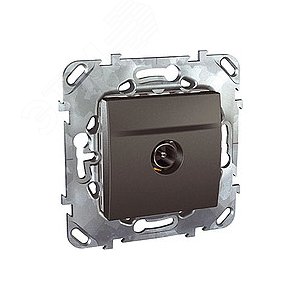 Unica TOP Графит Розетка TV проходная | MGU5.463.12ZD | Schneider Electric - фото 6