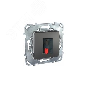 Unica TOP Графит Аудиорозетка 1-ая | MGU5.486.12ZD | Schneider Electric - фото 5