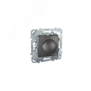Unica TOP Графит Светорегулятор поворотный (диммер) 230V, 400Вт | MGU5.511.12ZD | Schneider Electric - фото 6