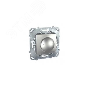 Unica TOP Алюминий Светорегулятор поворотный (диммер) 40-400Вт | MGU5.511.30ZD | Schneider Electric 5
