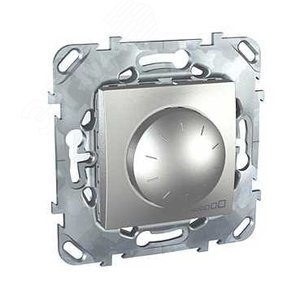 Unica TOP Алюминий Светорегулятор поворотный (диммер) 40-400Вт | MGU5.511.30ZD | Schneider Electric 3