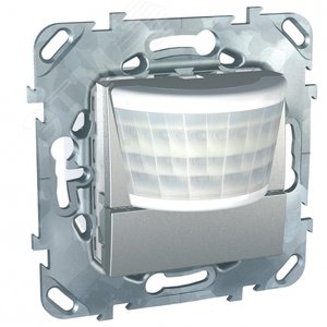 Unica TOP Алюминий Датчик движения ИК 8А (реле) 3-проводная схема подключения | MGU5.525.30ZD | Schneider Electric 3