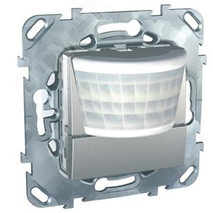 Unica TOP Алюминий Датчик движения ИК 8А (реле) 3-проводная схема подключения | MGU5.525.30ZD | Schneider Electric 5