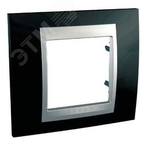 Unica TOP Родий/Алюминий Рамка 1-ая | MGU66.002.093 | Schneider Electric - фото 3