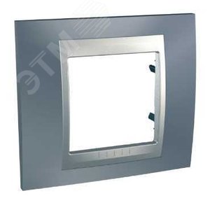 Unica TOP Грэй/Алюминий Рамка 1-ая | MGU66.002.097 | Schneider Electric - фото 5