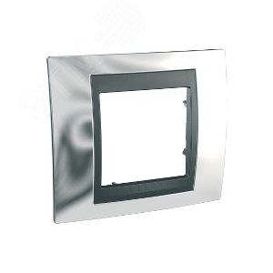Unica TOP Хром/Графит Рамка 1-ая | MGU66.002.210 | Schneider Electric - фото 7