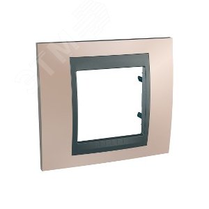 Unica TOP Оникс/Графит Рамка 1-ая | MGU66.002.296 | Schneider Electric - фото 5