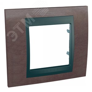 Unica TOP Табак/Графит Рамка 1-ая | MGU66.002.2M4 | Schneider Electric - фото 3