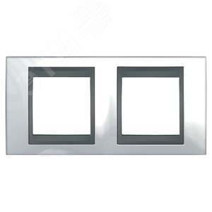 Unica TOP Нордик/Графит Рамка 2-ая | MGU66.004.292 | Schneider Electric - фото 6