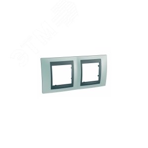 Unica TOP Флюорит/Графит Рамка 2-ая | MGU66.004.294 | Schneider Electric - фото 6