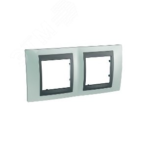 Unica TOP Флюорит/Графит Рамка 2-ая | MGU66.004.294 | Schneider Electric - фото 7