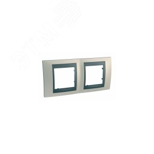 Unica TOP Опал/Графит Рамка 2-ая | MGU66.004.295 | Schneider Electric - фото 6