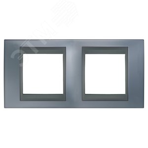 Unica TOP Грэй/Графит Рамка 2-ая | MGU66.004.297 | Schneider Electric - фото 5
