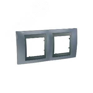 Unica TOP Грэй/Графит Рамка 2-ая | MGU66.004.297 | Schneider Electric - фото 7