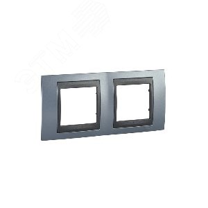 Unica TOP Берилл/Графит Рамка 2-ая | MGU66.004.298 | Schneider Electric - фото 7