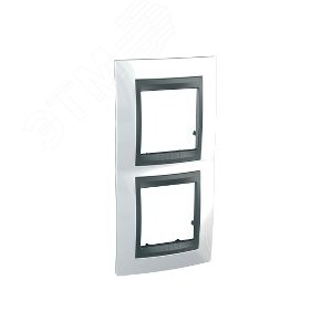 Unica TOP Нордик/Графит Рамка 2-ая вертикальная | MGU66.004V.292 | Schneider Electric - фото 7