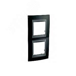 Unica TOP Родий/Графит Рамка 2-ая вертикальная | MGU66.004V.293 | Schneider Electric - фото 6