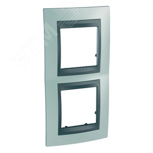 Unica TOP Флюорит/Графит Рамка 2-ая вертикальная | MGU66.004V.294 | Schneider Electric - фото 5