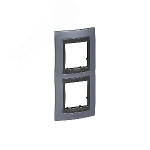 Unica TOP Берилл/Графит Рамка 2-ая вертикальная | MGU66.004V.298 | Schneider Electric - фото 7