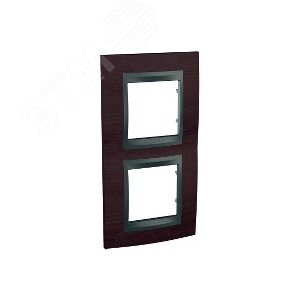 Unica TOP Венге/Графит Рамка 2-ая вертикальная | MGU66.004V.2M3 | Schneider Electric - фото 7