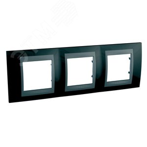 Unica TOP Родий/Графит Рамка 3-ая | MGU66.006.293 | Schneider Electric - фото 4