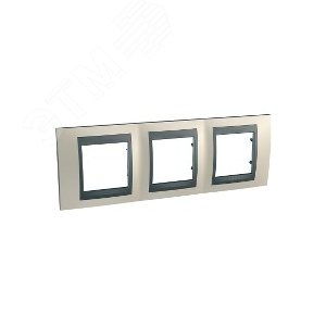 Unica TOP Опал/Графит Рамка 3-ая | MGU66.006.295 | Schneider Electric - фото 7