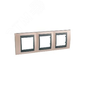 Unica TOP Оникс/Графит Рамка 3-ая | MGU66.006.296 | Schneider Electric - фото 6