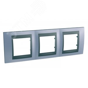 Unica TOP Берилл/Графит Рамка 3-ая | MGU66.006.298 | Schneider Electric - фото 3