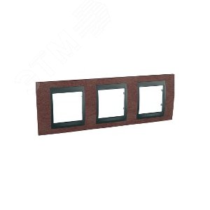 Unica TOP Табак/Графит Рамка 3-ая | MGU66.006.2M4 | Schneider Electric - фото 5