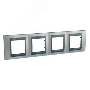 Unica TOP Никель/Графит Рамка 4-ая | MGU66.008.239 | Schneider Electric - фото 5