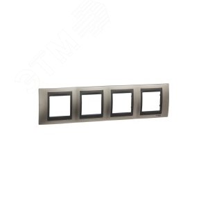 Unica TOP Никель/Графит Рамка 4-ая | MGU66.008.239 | Schneider Electric - фото 7
