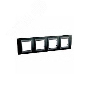 Unica TOP Родий/Графит Рамка 4-ая | MGU66.008.293 | Schneider Electric - фото 6