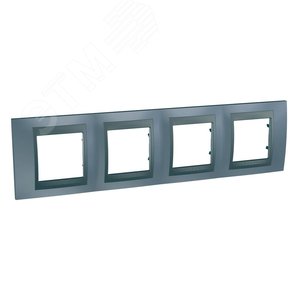 Unica TOP Грэй/Графит Рамка 4-ая | MGU66.008.297 | Schneider Electric - фото 5