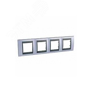 Unica TOP Берилл/Графит Рамка 4-ая | MGU66.008.298 | Schneider Electric - фото 7